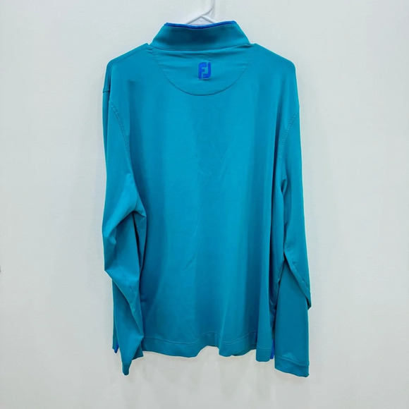 Footjoy Performance Half-Zip Long Sleeve Pullover Blue Men's Size XL - Picture 3 of 8